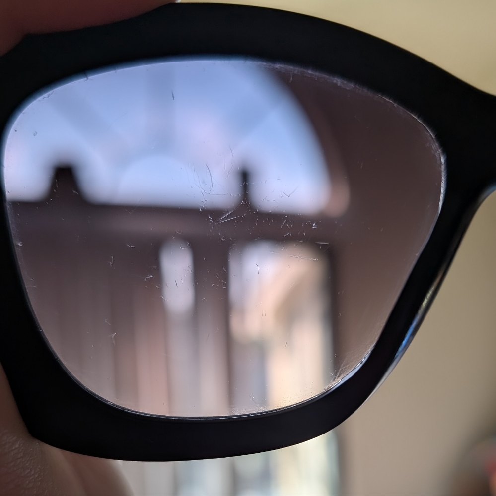 🙋B2G1! Tahari Large Cat eye Matte Black Tortoise Sunglasses - Picture 5 of 5